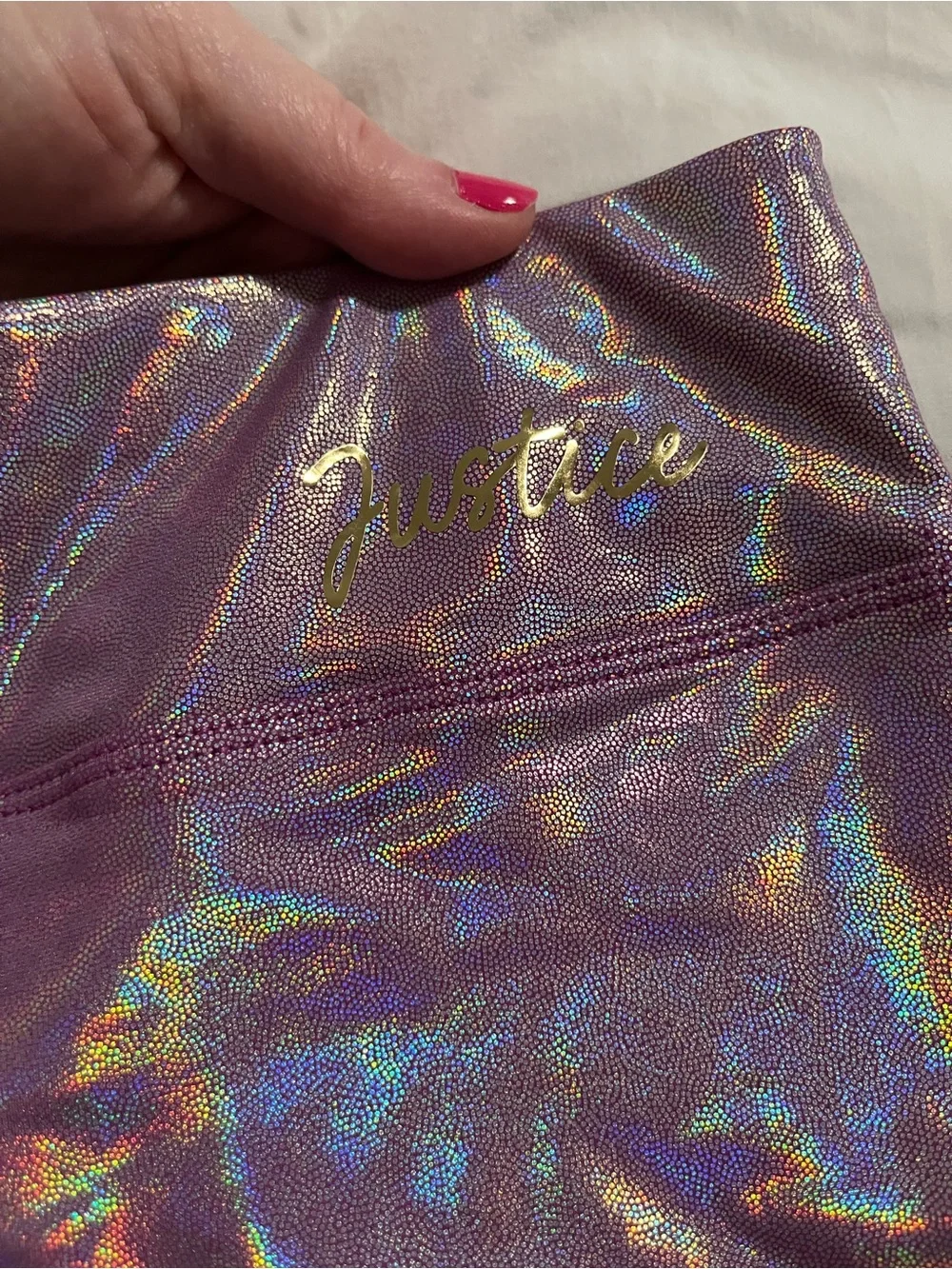 Justice gymnastics shorts size 5/6